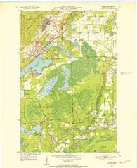 Gilbert Minnesota Historical topographic map, 1:24000 scale, 7.5 X 7.5 Minute, Year 1951