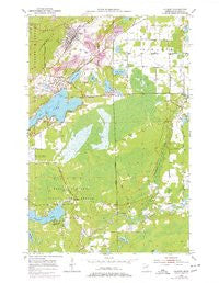 Gilbert Minnesota Historical topographic map, 1:24000 scale, 7.5 X 7.5 Minute, Year 1951