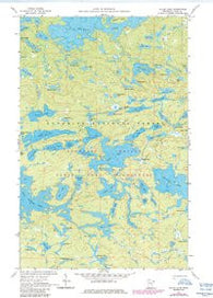 Gillis Lake Minnesota Historical topographic map, 1:24000 scale, 7.5 X 7.5 Minute, Year 1959