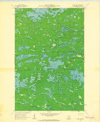 Gillis Lake Minnesota Historical topographic map, 1:24000 scale, 7.5 X 7.5 Minute, Year 1959