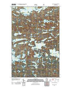 Gillis Lake Minnesota Historical topographic map, 1:24000 scale, 7.5 X 7.5 Minute, Year 2011