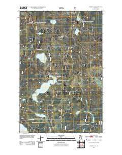 Gimmer Lake Minnesota Historical topographic map, 1:24000 scale, 7.5 X 7.5 Minute, Year 2011