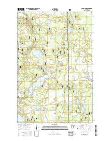Gimmer Lake Minnesota Current topographic map, 1:24000 scale, 7.5 X 7.5 Minute, Year 2016