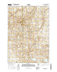 Gislason Lake Minnesota Current topographic map, 1:24000 scale, 7.5 X 7.5 Minute, Year 2016