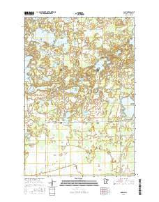 Glen Minnesota Current topographic map, 1:24000 scale, 7.5 X 7.5 Minute, Year 2016
