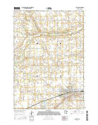 Glencoe Minnesota Current topographic map, 1:24000 scale, 7.5 X 7.5 Minute, Year 2016