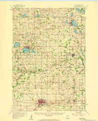 Glencoe Minnesota Historical topographic map, 1:62500 scale, 15 X 15 Minute, Year 1958