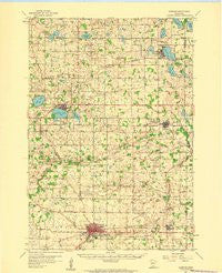 Glencoe Minnesota Historical topographic map, 1:62500 scale, 15 X 15 Minute, Year 1958