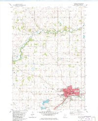 Glencoe Minnesota Historical topographic map, 1:24000 scale, 7.5 X 7.5 Minute, Year 1982