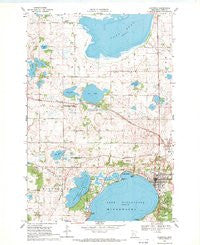 Glenwood Minnesota Historical topographic map, 1:24000 scale, 7.5 X 7.5 Minute, Year 1968