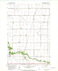 Glyndon North Minnesota Historical topographic map, 1:24000 scale, 7.5 X 7.5 Minute, Year 1964