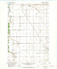 Glyndon South Minnesota Historical topographic map, 1:24000 scale, 7.5 X 7.5 Minute, Year 1964