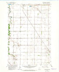 Glyndon South Minnesota Historical topographic map, 1:24000 scale, 7.5 X 7.5 Minute, Year 1964