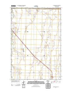 Glyndon South Minnesota Historical topographic map, 1:24000 scale, 7.5 X 7.5 Minute, Year 2013