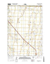 Glyndon South Minnesota Current topographic map, 1:24000 scale, 7.5 X 7.5 Minute, Year 2016