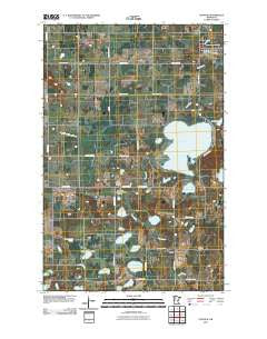 Gonvick Minnesota Historical topographic map, 1:24000 scale, 7.5 X 7.5 Minute, Year 2010