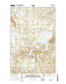 Gonvick Minnesota Current topographic map, 1:24000 scale, 7.5 X 7.5 Minute, Year 2016
