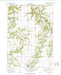 Good Thunder Minnesota Historical topographic map, 1:24000 scale, 7.5 X 7.5 Minute, Year 1974