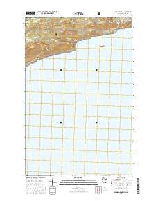 Good Harbor Bay Minnesota Current topographic map, 1:24000 scale, 7.5 X 7.5 Minute, Year 2016