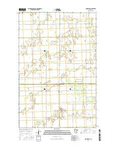 Goodridge Minnesota Current topographic map, 1:24000 scale, 7.5 X 7.5 Minute, Year 2016