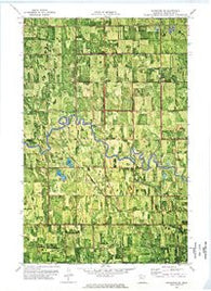 Goodridge SW Minnesota Historical topographic map, 1:24000 scale, 7.5 X 7.5 Minute, Year 1972