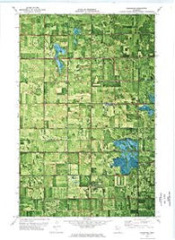 Goodridge Minnesota Historical topographic map, 1:24000 scale, 7.5 X 7.5 Minute, Year 1972