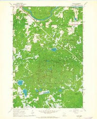 Gowan Minnesota Historical topographic map, 1:24000 scale, 7.5 X 7.5 Minute, Year 1963