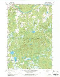 Gowan Minnesota Historical topographic map, 1:24000 scale, 7.5 X 7.5 Minute, Year 1963