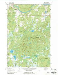 Gowan Minnesota Historical topographic map, 1:24000 scale, 7.5 X 7.5 Minute, Year 1963