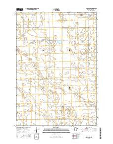 Gracelock Minnesota Current topographic map, 1:24000 scale, 7.5 X 7.5 Minute, Year 2016