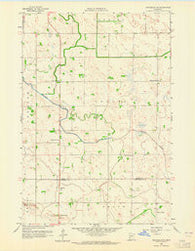 Gracelock NE Minnesota Historical topographic map, 1:24000 scale, 7.5 X 7.5 Minute, Year 1958
