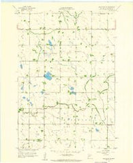 Gracelock SW Minnesota Historical topographic map, 1:24000 scale, 7.5 X 7.5 Minute, Year 1958