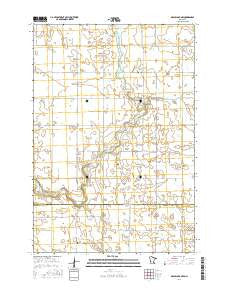 Gracelock NW Minnesota Current topographic map, 1:24000 scale, 7.5 X 7.5 Minute, Year 2016