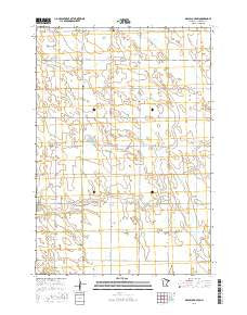 Gracelock SW Minnesota Current topographic map, 1:24000 scale, 7.5 X 7.5 Minute, Year 2016