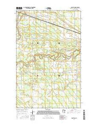 Graceton Minnesota Current topographic map, 1:24000 scale, 7.5 X 7.5 Minute, Year 2016