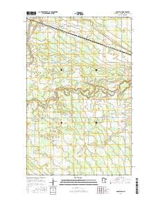 Graceton Minnesota Current topographic map, 1:24000 scale, 7.5 X 7.5 Minute, Year 2016