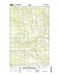 Graceton NW Minnesota Current topographic map, 1:24000 scale, 7.5 X 7.5 Minute, Year 2016