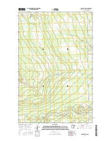 Graceton SE Minnesota Current topographic map, 1:24000 scale, 7.5 X 7.5 Minute, Year 2016
