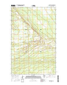 Graceton SW Minnesota Current topographic map, 1:24000 scale, 7.5 X 7.5 Minute, Year 2016