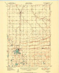 Graceville Minnesota Historical topographic map, 1:62500 scale, 15 X 15 Minute, Year 1950