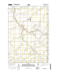 Graceville NE Minnesota Current topographic map, 1:24000 scale, 7.5 X 7.5 Minute, Year 2016