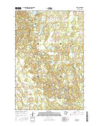 Graff Minnesota Current topographic map, 1:24000 scale, 7.5 X 7.5 Minute, Year 2016