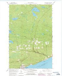 Grand Marais Minnesota Historical topographic map, 1:24000 scale, 7.5 X 7.5 Minute, Year 1960