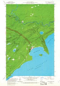 Grand Portage Minnesota Historical topographic map, 1:24000 scale, 7.5 X 7.5 Minute, Year 1959