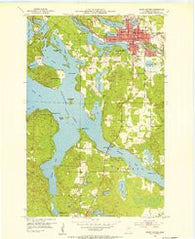 Grand Rapids Minnesota Historical topographic map, 1:24000 scale, 7.5 X 7.5 Minute, Year 1953