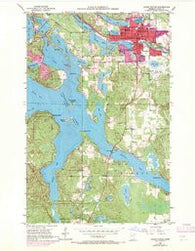 Grand Rapids Minnesota Historical topographic map, 1:24000 scale, 7.5 X 7.5 Minute, Year 1953