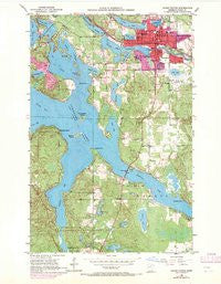 Grand Rapids Minnesota Historical topographic map, 1:24000 scale, 7.5 X 7.5 Minute, Year 1953