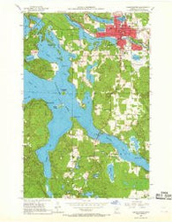 Grand Rapids Minnesota Historical topographic map, 1:24000 scale, 7.5 X 7.5 Minute, Year 1953
