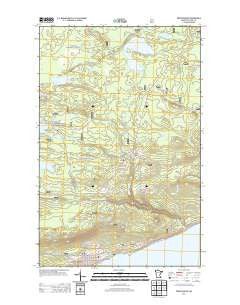Grand Marais Minnesota Historical topographic map, 1:24000 scale, 7.5 X 7.5 Minute, Year 2013