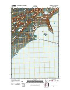 Grand Portage Minnesota Historical topographic map, 1:24000 scale, 7.5 X 7.5 Minute, Year 2011